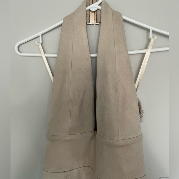 Misha Collection Halter Backless Midi Fitted Dress NWT - Picture 2 of 6